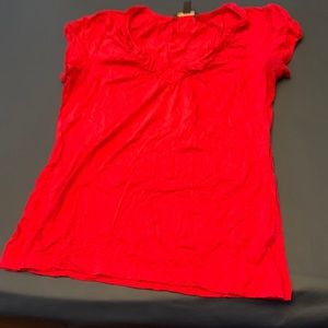 Hot pink banana republic short sleeve t shirt